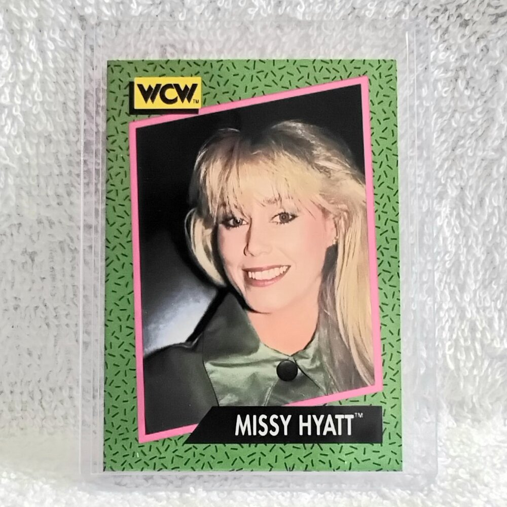 5/$20 Excellent 1991 Impel Missy Hyatt WCW Wrestling Card 159!!